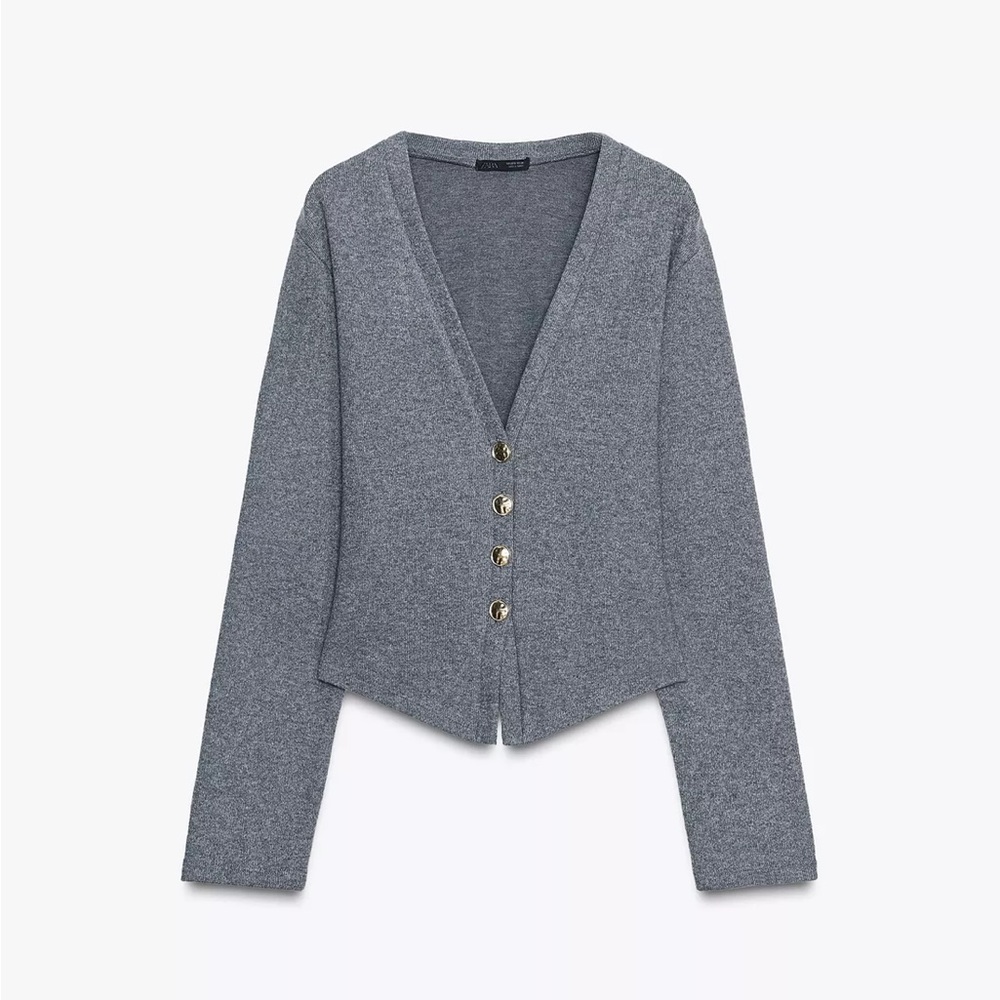 Zara Grey Knit Sweater